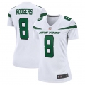 Mens Womens Kids Youth New York Jets #8 Aaron Rodgers Gotham White Game Jersey