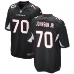 Mens Womens Youth Kids Arizona Cardinals #70 Paris Johnson Jr. Black 2023 Draft Stitched Game Football Jersey