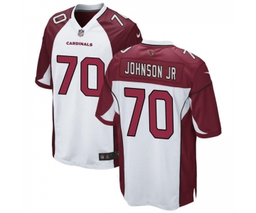 Mens Womens Youth Kids Arizona Cardinals #70 Paris Johnson Jr. White 2023 Draft Stitched Game Football Jersey