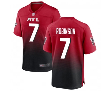 Mens Womens Youth Kids Atlanta Falcons #7 Bijan Robinson Red 2023 Draft Stitched Game Football Jersey
