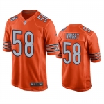 Mens Womens Youth Kids Chicago Bears #58 Darnell Wright Orange 2023 Draft Stitched Game Football Jersey