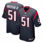Mens Womens Youth Kids Houston Texans #51 Will Anderson Jr. Navy 2023 Draft Stitched Game Football Jersey