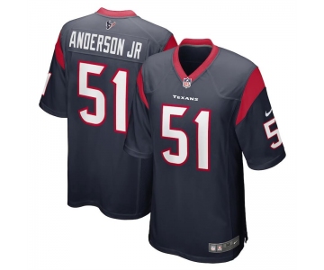 Mens Womens Youth Kids Houston Texans #51 Will Anderson Jr. Navy 2023 Draft Stitched Game Football Jersey