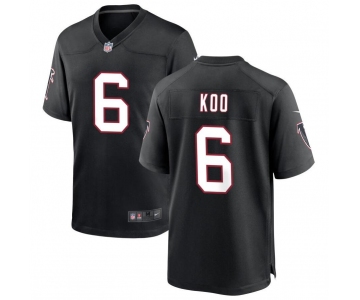 Mens Womens Youth Kids Atlanta Falcons #6 Younghoe Koo Nike Black 2023 Game Jersey